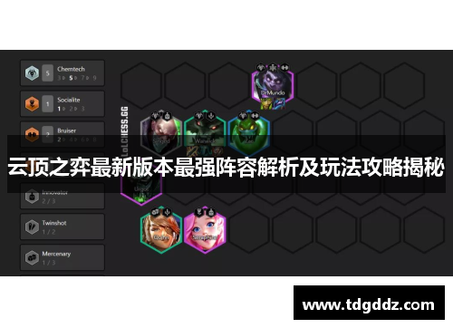 云顶之弈最新版本最强阵容解析及玩法攻略揭秘 云顶之弈最新版本最强阵容解析及玩法攻略揭秘
